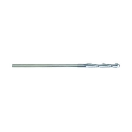 Morse Single End Mill, Ball Nose Center Cutting Extended Length, Series 5952C, 516 Cutter Dia, 6 Overa 92582